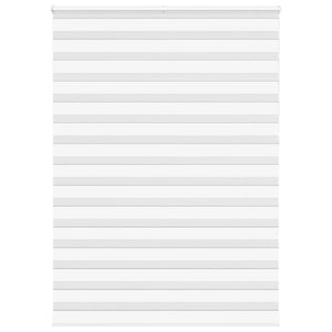 Vidaxl zebra rolgordijn 160x230 cm stofbreedte 155,9cm polyester wit