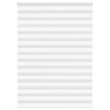 Vidaxl zebra rolgordijn 160x230 cm stofbreedte 155,9cm polyester wit