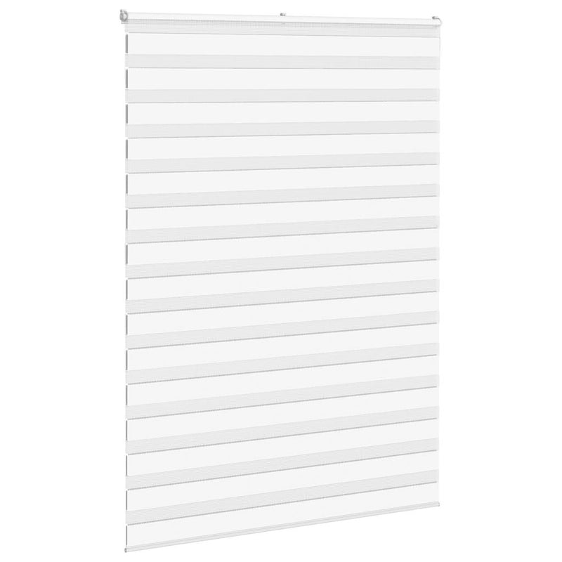 Load image into Gallery viewer, Vidaxl zebra rolgordijn 160x230 cm stofbreedte 155,9cm polyester wit
