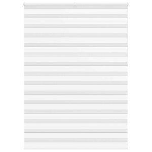 Vidaxl zebra rolgordijn 165x230 cm stofbreedte 160,9cm polyester wit