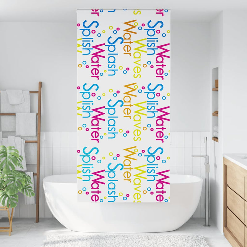 ギャラリービューアに画像をロードする, Vidaxl doucherolgordijn 110x240 cm stofbreedte 106 cm
