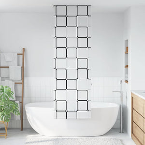 Vidaxl doucherolgordijn 70x240 cm stofbreedte 66 cm