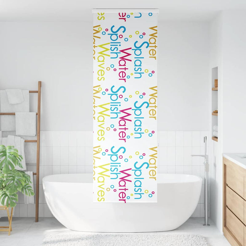 Chargez l'image dans la visionneuse de la galerie, Vidaxl doucherolgordijn met cassette 70x240 cm stofbreedte 66 cm
