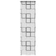 Vidaxl doucherolgordijn met cassette 60x240 cm stofbreedte 56 cm
