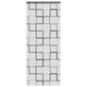 Vidaxl doucherolgordijn met cassette 100x240 cm stofbreedte 96 cm