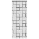Vidaxl doucherolgordijn met cassette 110x240 cm stofbreedte 106 cm