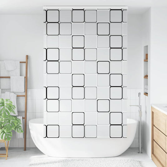 Vidaxl doucherolgordijn met cassette 120x240 cm stofbreedte 116 cm