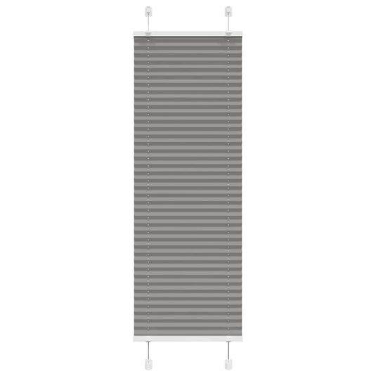 Vidaxl plissé rolgordijn 45x100 cm stofbreedte 44,4 cm antraciet