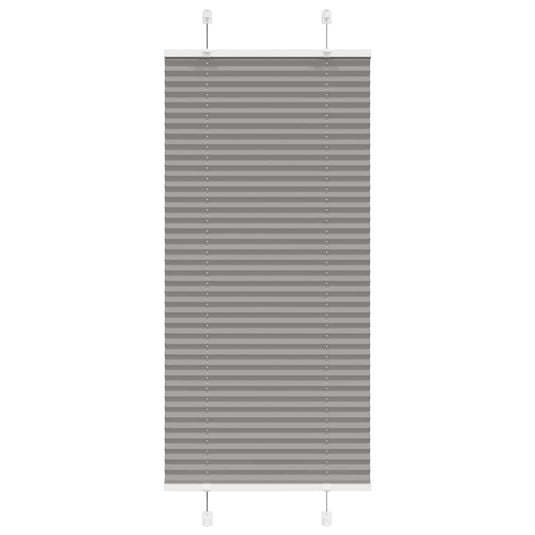 Vidaxl plissé rolgordijn 65x100 cm stofbreedte 64,4 cm antraciet