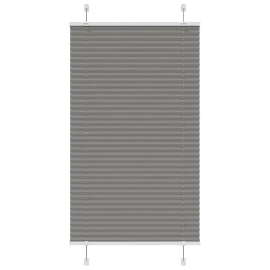 Vidaxl plissé rolgordijn 70x100 cm stofbreedte 69,4 cm antraciet