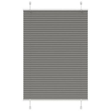 Vidaxl plissé rolgordijn 95x100 cm stofbreedte 94,4 cm antraciet