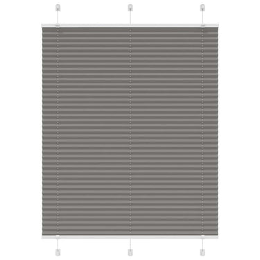 Vidaxl plissé rolgordijn 105x100 cm stofbreedte 104,4 cm antraciet