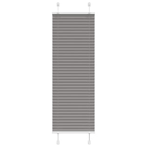 Vidaxl plissé rolgordijn 45x150 cm stofbreedte 44,4 cm antraciet