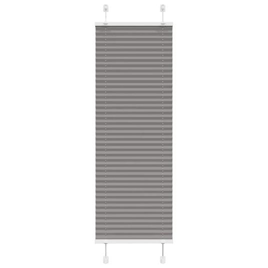 Vidaxl plissé rolgordijn 45x150 cm stofbreedte 44,4 cm antraciet