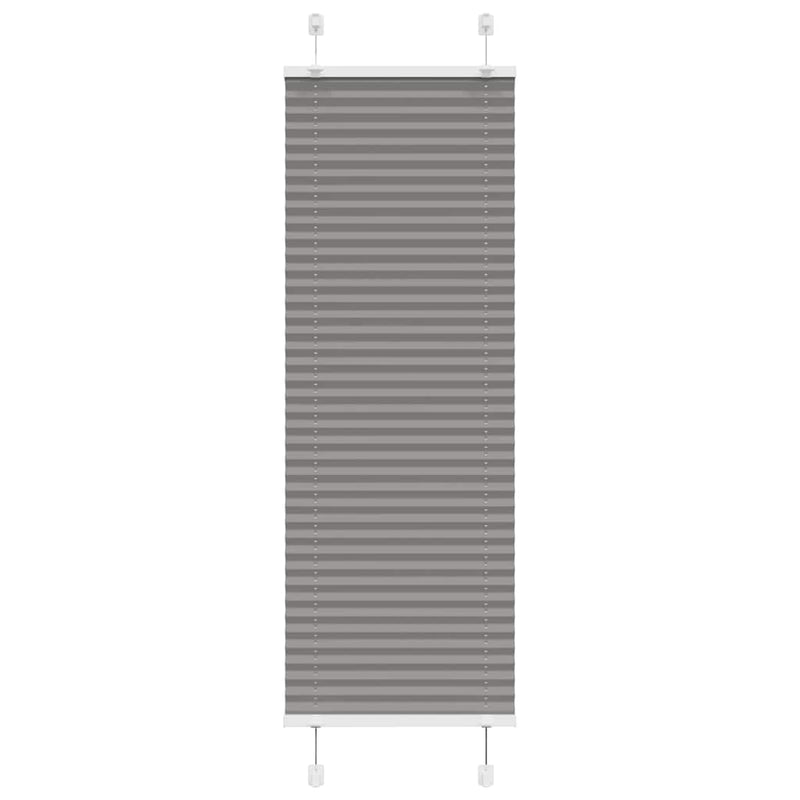 Load image into Gallery viewer, Vidaxl plissé rolgordijn 45x150 cm stofbreedte 44,4 cm antraciet
