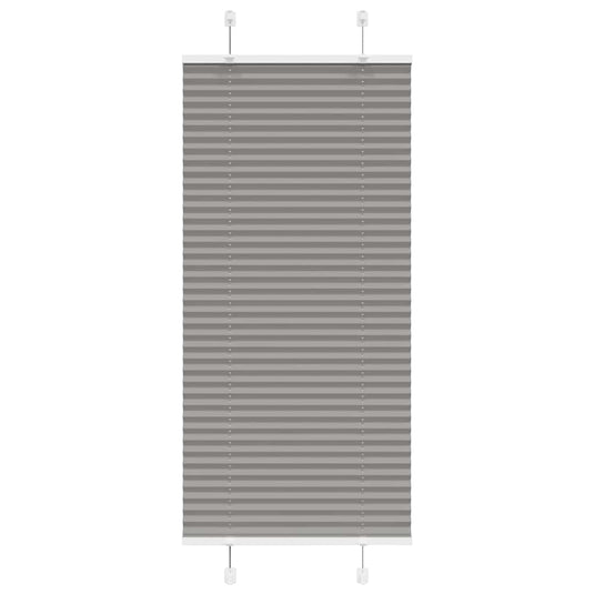Vidaxl plissé rolgordijn 55x150 cm stofbreedte 54,4 cm antraciet