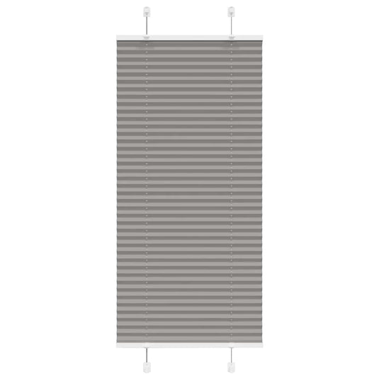 Vidaxl plissé rolgordijn 60x150 cm stofbreedte 59,4 cm antraciet