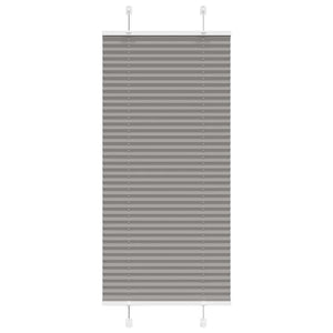 Vidaxl plissé rolgordijn 65x150 cm stofbreedte 64,4 cm antraciet