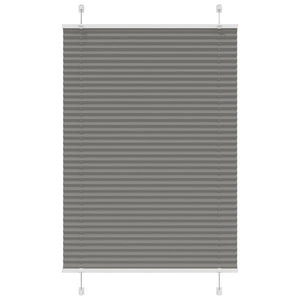 Vidaxl plissé rolgordijn 95x150 cm stofbreedte 94,4 cm antraciet