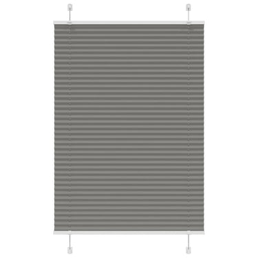 Vidaxl plissé rolgordijn 100x150 cm stofbreedte 99,4 cm antraciet