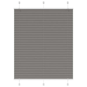 Vidaxl plissé rolgordijn 105x150 cm stofbreedte 104,4 cm antraciet