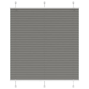 Vidaxl plissé rolgordijn 115x150 cm stofbreedte 114,4 cm antraciet
