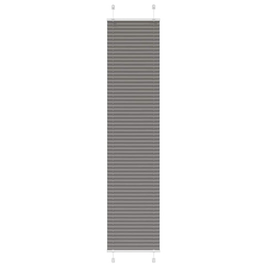 Vidaxl plissé rolgordijn 40x200 cm stofbreedte 39,4 cm antraciet