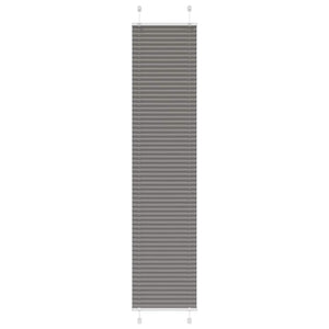Vidaxl plissé rolgordijn 50x200 cm stofbreedte 49,4 cm antraciet