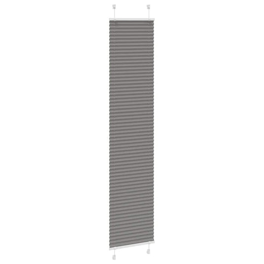 Vidaxl plissé rolgordijn 50x200 cm stofbreedte 49,4 cm antraciet