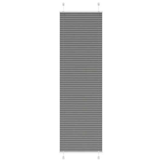 Vidaxl plissé rolgordijn 55x200 cm stofbreedte 54,4 cm antraciet