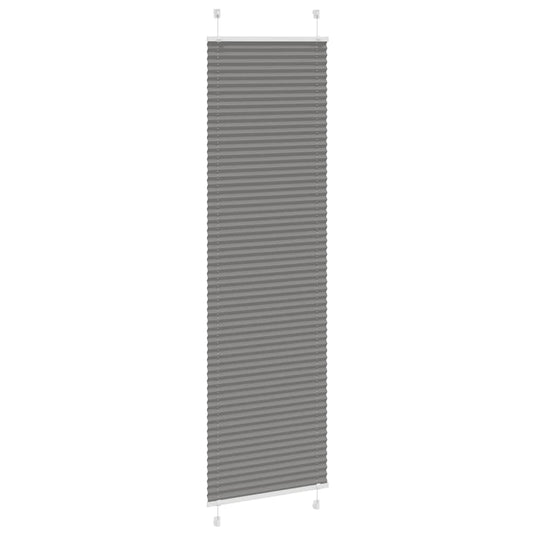 Vidaxl plissé rolgordijn 55x200 cm stofbreedte 54,4 cm antraciet