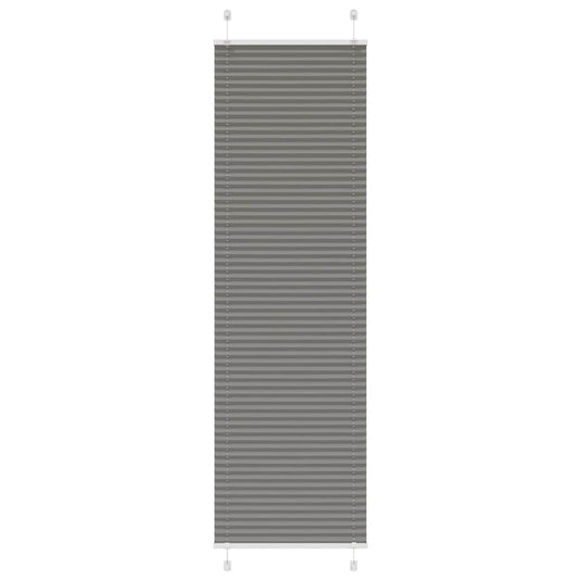 Vidaxl plissé rolgordijn 60x200 cm stofbreedte 59,4 cm antraciet
