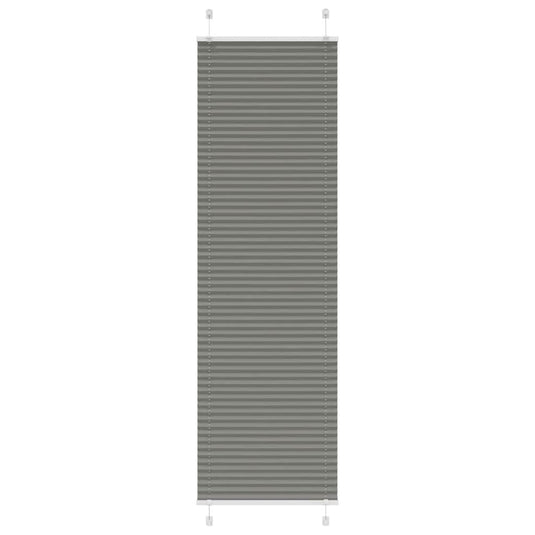 Vidaxl plissé rolgordijn 65x200 cm stofbreedte 64,4 cm antraciet