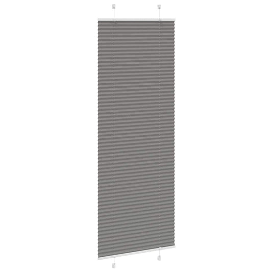 Vidaxl plissé rolgordijn 70x200 cm stofbreedte 69,4 cm antraciet