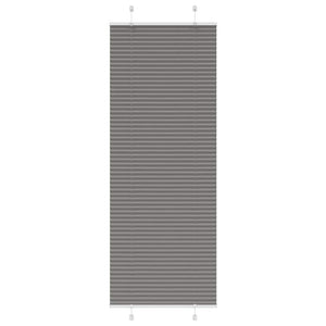 Vidaxl plissé rolgordijn 75x200 cm stofbreedte 74,4 cm antraciet