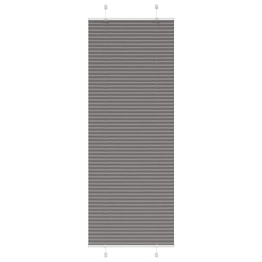 Vidaxl plissé rolgordijn 75x200 cm stofbreedte 74,4 cm antraciet