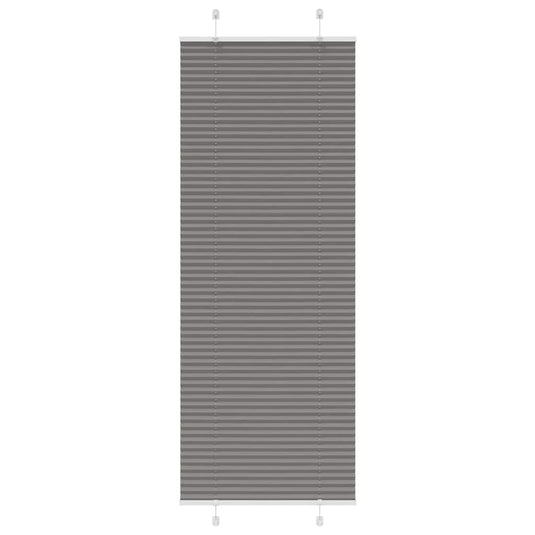 Vidaxl plissé rolgordijn 75x200 cm stofbreedte 74,4 cm antraciet