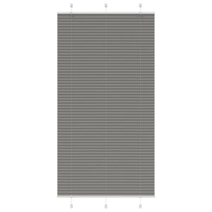 Vidaxl plissé rolgordijn 105x200 cm stofbreedte 104,4 cm antraciet