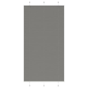 Vidaxl plissé rolgordijn 105x200 cm stofbreedte 104,4 cm antraciet