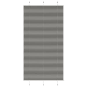 Vidaxl plissé rolgordijn 110x200 cm stofbreedte 109,4 cm antraciet