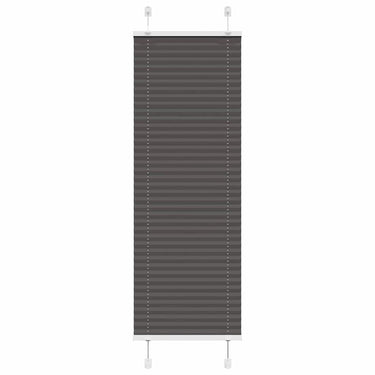 Vidaxl plissé rolgordijn 50x100 cm stofbreedte 49,4 cm polyester zwart
