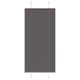 Vidaxl plissé rolgordijn 60x100 cm stofbreedte 59,4 cm polyester zwart