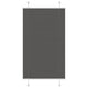 Vidaxl plissé rolgordijn 70x100 cm stofbreedte 69,4 cm polyester zwart