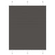 Vidaxl plissé rolgordijn 105x100cm stofbreedte 104,4cm polyester zwart
