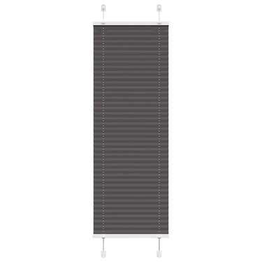 Vidaxl plissé rolgordijn 40x150 cm stofbreedte 39,4 cm polyester zwart