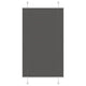 Vidaxl plissé rolgordijn 70x150 cm stofbreedte 69,4 cm polyester zwart