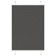 Vidaxl plissé rolgordijn 85x150 cm stofbreedte 84,4 cm polyester zwart