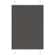 Vidaxl plissé rolgordijn 100x150 cm stofbreedte 99,4cm polyester zwart