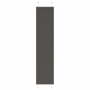 Vidaxl plissé rolgordijn 40x200 cm stofbreedte 39,4 cm polyester zwart