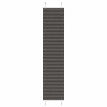 Vidaxl plissé rolgordijn 40x200 cm stofbreedte 39,4 cm polyester zwart
